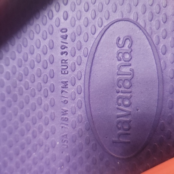 Havaianas Purple & PInk FlipFlops - Picture 7 of 9